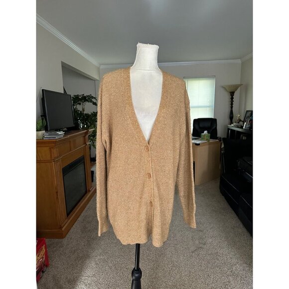INC International Concepts Women's Sequined Long Button Up Cardigan Size L - Picture 13 of 14
